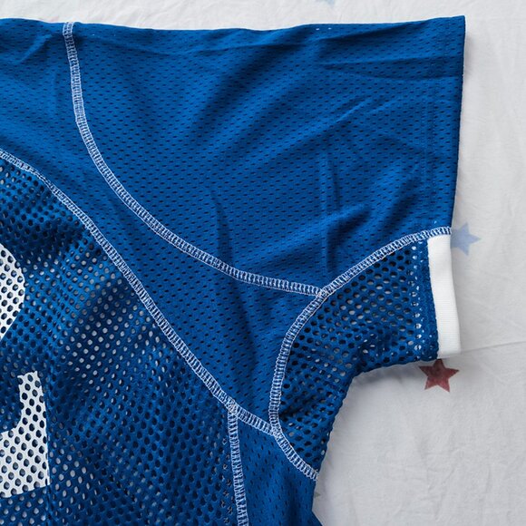 AIME LEON DORE Blue 32 Hollow Mesh Sweatshirt - Picture 8 of 10